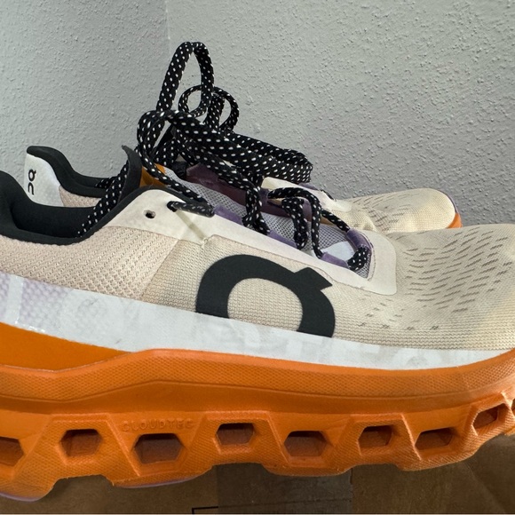 On Running Cloudmonster Sneakers in Fawn/Tumeric - Picture 3 of 13